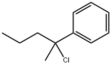 苯,(1-氯-1-甲基丁基)- 结构式