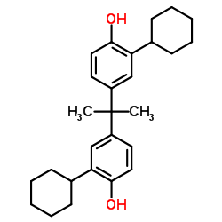 2,2-双(3-环己基-4-羟苯基)丙烷 结构式
