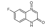 6-氟-2(1H)-喹喔啉酮 4-氧化物 结构式