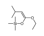 Silane, [(1-ethoxy-3-methyl-1-butenyl)oxy]trimethyl- 结构式
