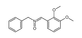 Benzenemethanamine, N-[(2,3-dimethoxyphenyl)methylene]-, N-oxide (9CI) 结构式