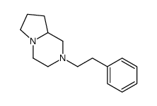 八氢-2-(2-苯乙基)吡咯并[1,2-a]吡嗪 结构式