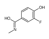 3-氟-4-羟基-N-甲基苯甲酰胺 结构式