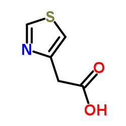 4-噻唑乙酸 结构式