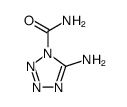 5-氨基-1H-四氮唑-1-甲酰胺 结构式