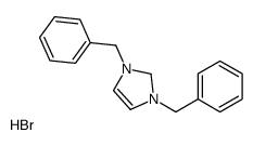 1,3-二苄基咪唑鎓溴化物 结构式