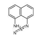 8-叠氮基-1-萘胺 结构式