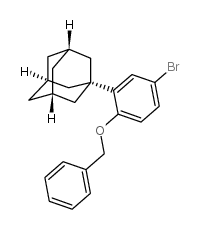 2-金刚烷-1-苄氧基-4-溴苯 结构式