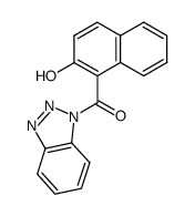 Methanone, 1H-benzotriazol-1-yl(2-hydroxy-1-naphthalenyl)- 结构式