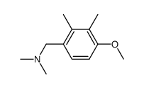 4-甲氧基-N,N,2,3-四甲基苯甲胺 结构式