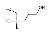(2S)-2-甲基-1,2,5-戊三醇 结构式