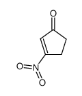 3-硝基-2-环戊烯-1-酮 结构式