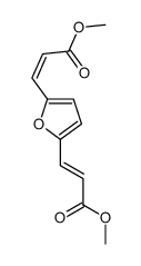 3,3'-(2,5-呋喃二基)二丙烯酸二甲酯 结构式
