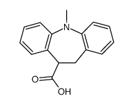10,11-二氢-5-甲基-5H-二苯并[b,f]氮杂卓-10-羧酸 结构式