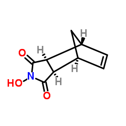 N-羟基-5-降冰片烯-2,3-二甲酰亚胺 结构式