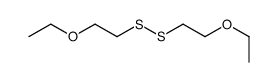 Disulfide, bis(2-ethoxyethyl) 结构式