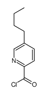 5-丁基吡啶-2-甲酰氯 结构式