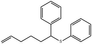 Benzene, [(1-phenyl-5-hexen-1-yl)thio]- 结构式