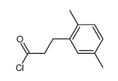 2,5-二甲基苯丙酰氯 结构式