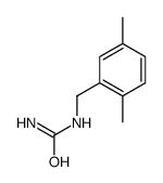 N-(2,5-二甲基苄基)脲 结构式