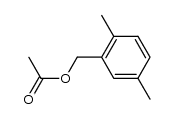 2,5-二甲基苯甲醇乙酸酯 结构式