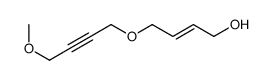 2-Buten-1-ol, 4-[(4-methoxy-2-butynyl)oxy]-, (2Z)- 结构式