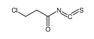 3-氯丙酰基异硫氰酸酯 结构式
