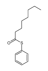 Octanethioic acid, S-phenyl ester 结构式