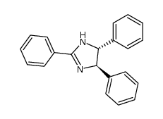(4R,5R)-2,4,5-triphenyl-4,5-dihydro-1H-imidazole 结构式