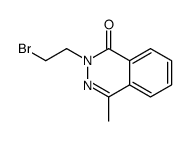 1(2H)-Phthalazinone, 2-(2-bromoethyl)-4-methyl- 结构式