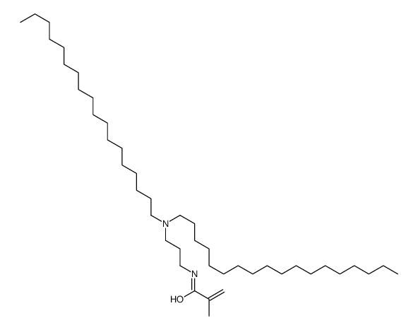 2-Propenamide, N-[3-(dioctadecylamino)propyl]-2-methyl- 结构式