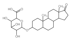 雄酮葡萄糖醛酸 结构式