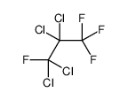 1,1,2,2-四氯-1,3,3,3-四氟丙烷 结构式