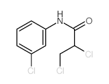 2,3-二氯-N-(3-氯苯基)丙酰胺 结构式
