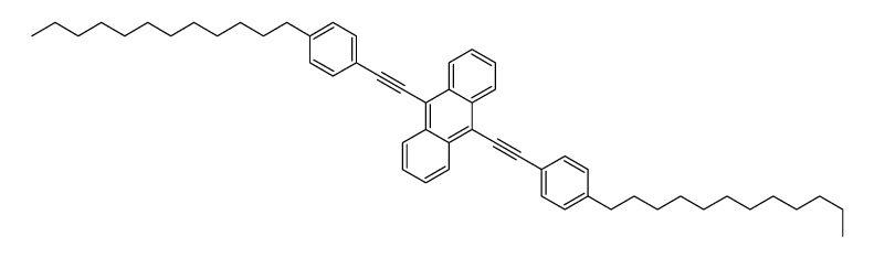 Anthracene, 9,10-bis[2-(4-dodecylphenyl)ethynyl]- 结构式