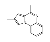 2,4-二甲基吡咯并[1,2-a]喹喔啉 结构式