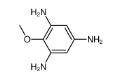 2-甲氧基-1,3,5-苯三胺 结构式