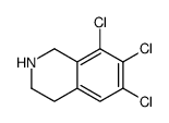 6,7,8-三氯-1,2,3,4-四氢异喹啉 结构式