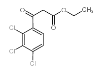 3-氧代-3-(2,3,4-三氯苯基)丙酸乙酯 结构式