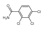 2,3,4-三氯苯甲酰胺 结构式