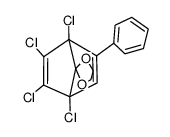 Spiro[bicyclo[2.2.1]hepta-2,5-diene-7,2′-[1,3]dioxolane], 1,2,3,4-tetrachloro-5-phenyl- 结构式