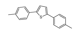 2,5-二(4-甲基苯基)噻吩 结构式