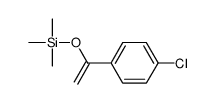 1-氯-4-[1-[(三甲基硅基)氧基]乙烯基]苯 结构式