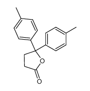 二氢-5,5-双(4-甲基苯基)-2(3H)-呋喃酮 结构式