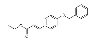 3-[4-(苯甲氧基)苯基]-2-丙烯酸乙酯 结构式