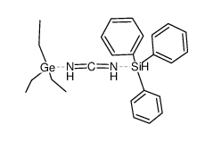 Germanamine, 1,1,1-triethyl-N-[(triphenylsilyl)carbonimidoyl]- 结构式