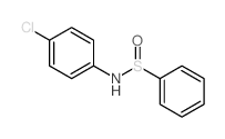 N-(4-氯苯基)苯亚磺酰胺 结构式