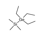 Silane, trimethyl(triethylgermyl)- 结构式