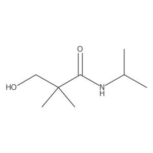3-羟基-N-异丙基-2,2-二甲基丙酰胺 结构式