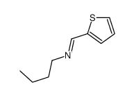 1-Butanamine, N-(2-thienylmethylene)- 结构式